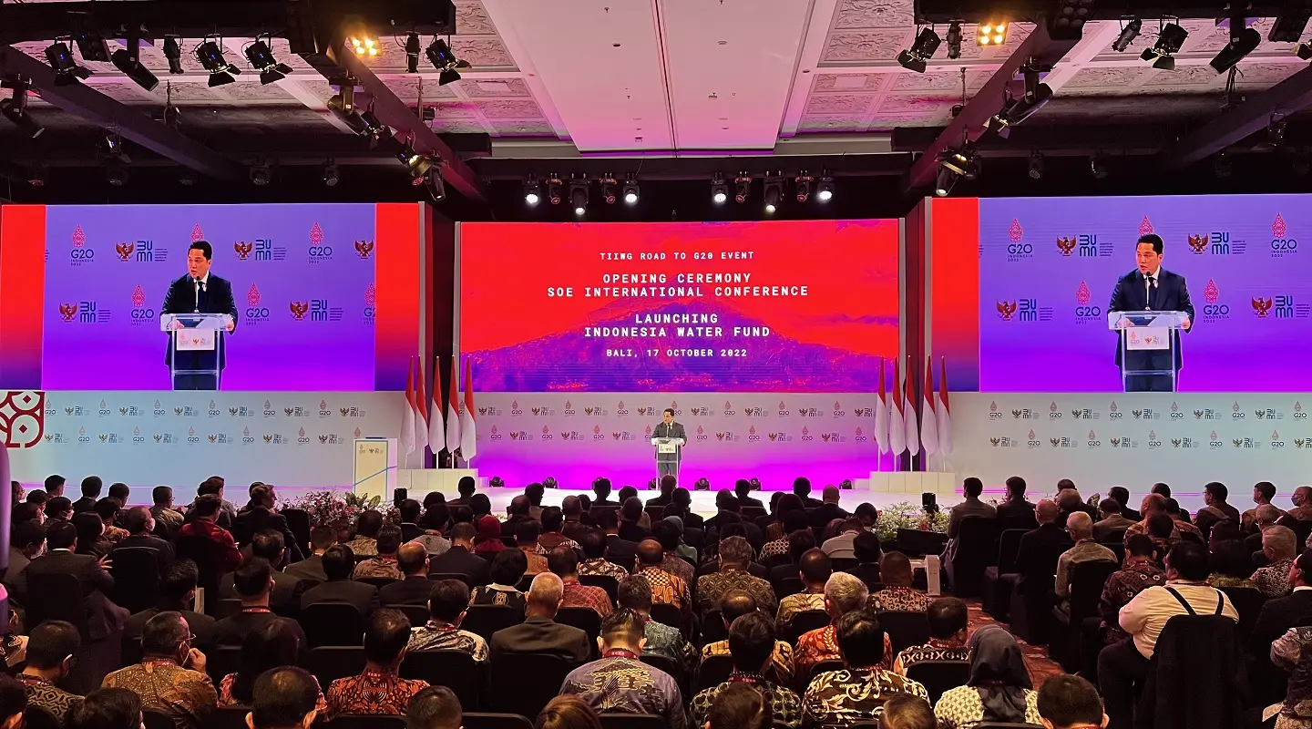 "Corporate conference event Bali convention center international summit organized by Imagine Bali professional event planner"